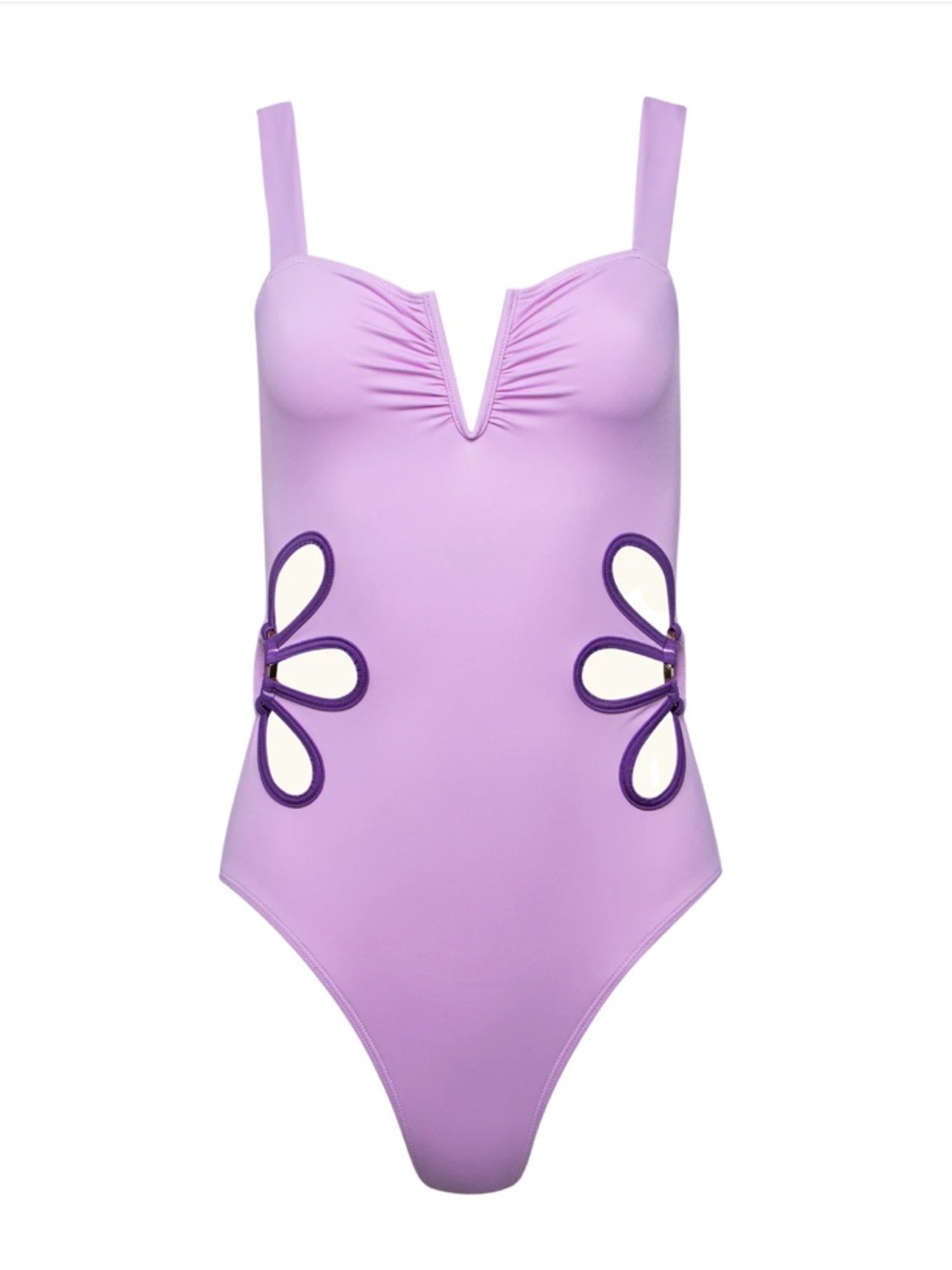 Flora One Piece in Lilac and Plum